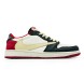 Мужские кроссовки Nike Air Jordan Low Travis Scott Man White Black Red