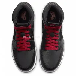 Nike Air Jordan 1 Retro High Black Satin Gym Red