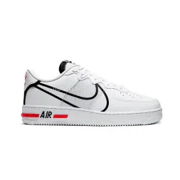 Nike Air Force 1 React White Black Red