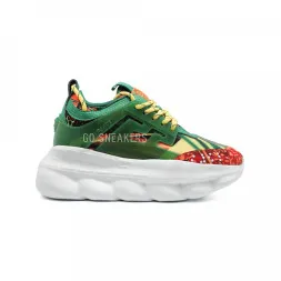 Versace Chain Reaction Green Multicolor Print