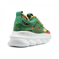 Versace Chain Reaction Green Multicolor Print