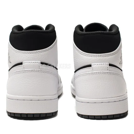 Унисекс кроссовки Nike Air Jordan 1 Mid White Black