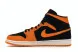 Унисекс кроссовки Nike Air Jordan 1 Mid Black Orange Peel