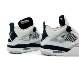 Nike Air Jordan 4 (IV) White Military Black