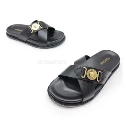 Versace Flip-flops Leather X Black