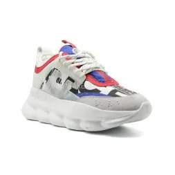 Versace Chain Reaction White Multicolor Print