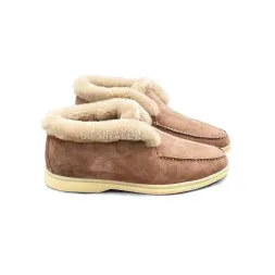 Loro Piana Open Walk Chestnut Suede