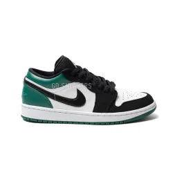 Nike Air Jordan 1 Low White Black Mystic Green