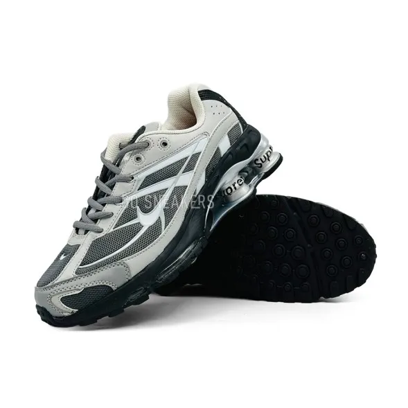 Мужские кроссовки Supreme x Nike Shox Ride 2 SP Grey/Silver