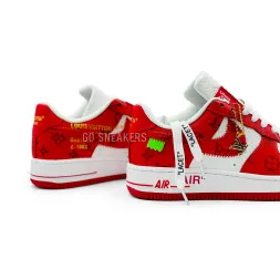 Nike Air Force 1 Sotheby’s Auction Results x Louis Vuitton Red