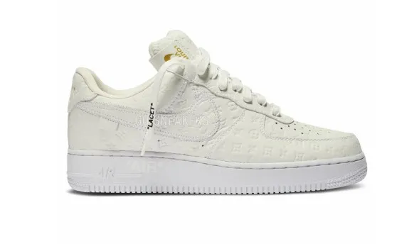 Унисекс кроссовки Louis Vuitton X Nike Air Force 1 Low Triple White