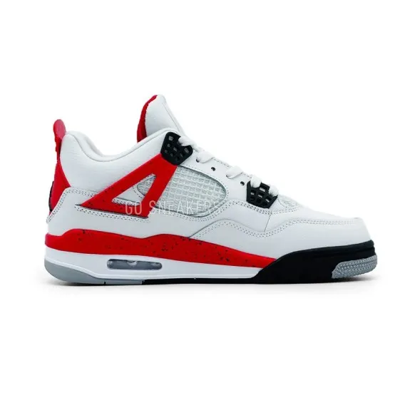 Унисекс кроссовки Nike Air Jordan Retro 4 White/Red