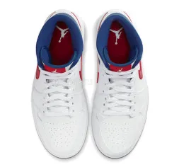 Nike Air Jordan 1 Mid White Red Royal