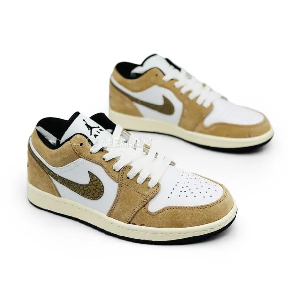 Мужские кроссовки Nike Air Jordan 1 Low SE Brown Elephant