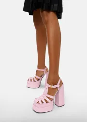 Босоножки Versace La Medusa Pink