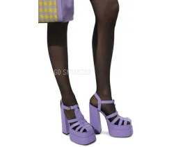 Босоножки Versace La Medusa Purple