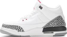 Женские кроссовки Nike Air Jordan 3 Retro GS &#039;White Cement&#039; 2011