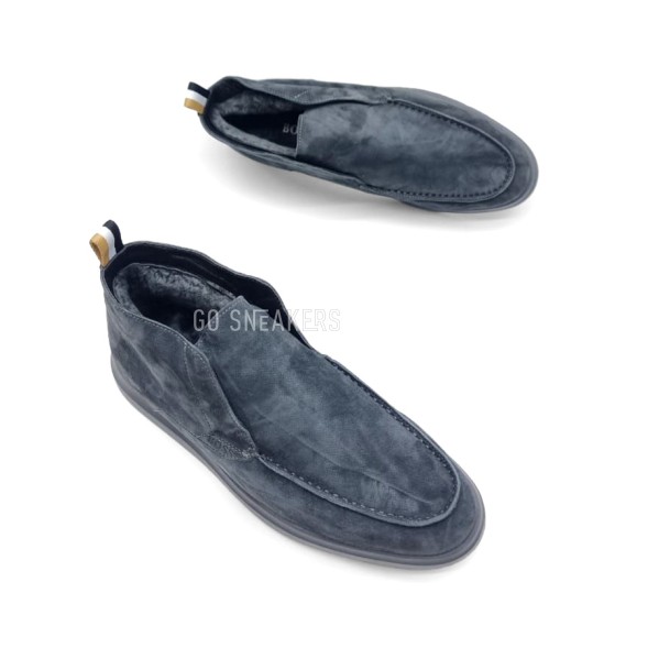 Мужские зимние ботинки Boss Winter Suede Grey