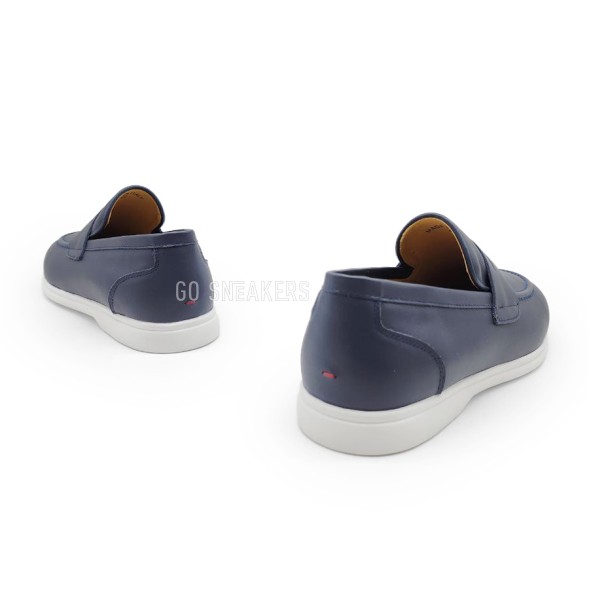 Мужские лоферы Kiton Loafers Leather Navy