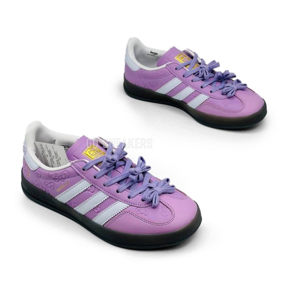 Женские кеды Hello Kitty x Adidas Gazelle Indoor Lavander