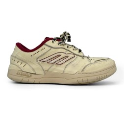 Balenciaga Hamptons Worn Out Low Beige &amp;amp; Red