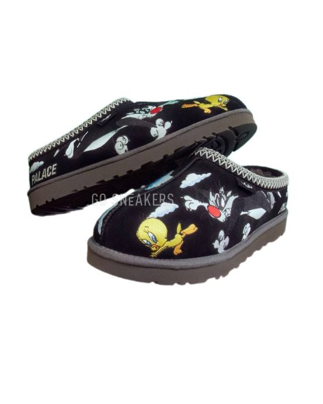 Унисекс зимние слипоны UGG x Palacе Tasman Looney Tunes Black