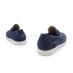 Kiton Loafers Suede Navy