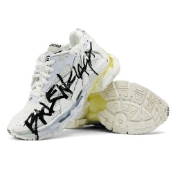 Balenciaga Runner Sneaker "Graffiti — White Black"