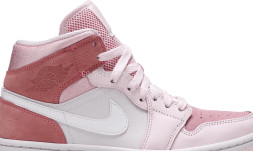 Женские кроссовки Nike Wmns Air Jordan 1 Mid &#039;Digital Pink&#039;