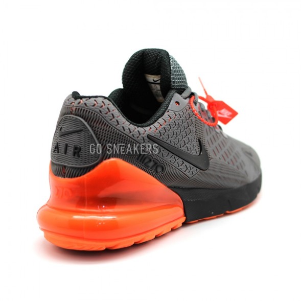Мужские кроссовки Nike Air Max 270 Flair KPU Grey-Orange