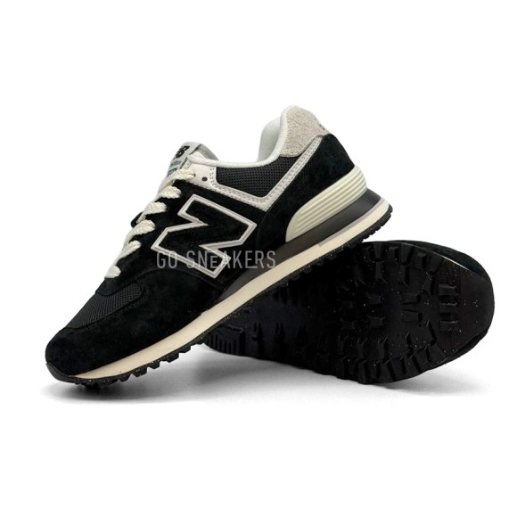 Женские кроссовки New Balance 574 WMNS Black Suede