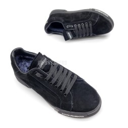 Dolce &amp;amp; Gabbana Man Winter Suede Black