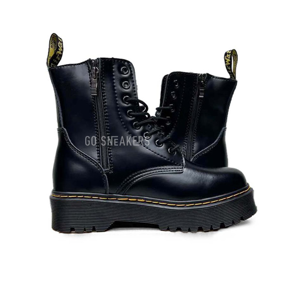 Женские зимние ботинки Dr. Martens Jadon Retro Black Smooth Winter