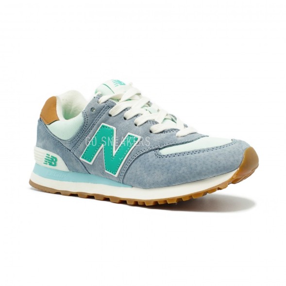 Женские кроссовки New Balance 574 Premium Cruisin Blue R