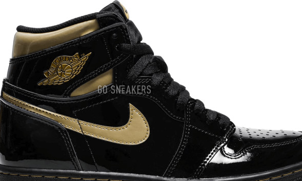 Унисекс кроссовки Nike Air Jordan 1 Retro High OG &amp;#039;Black Metallic Gold&amp;#039;