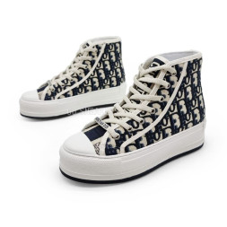 Dior Sneakers High Platform White/Black
