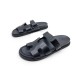 Унисекс сандалии Hermes Flip-flops Leather Glossy Black