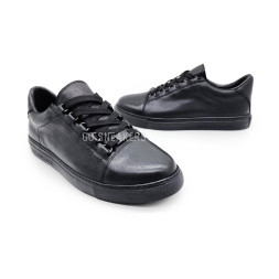 Balenciaga Leather Sneakers Full Black