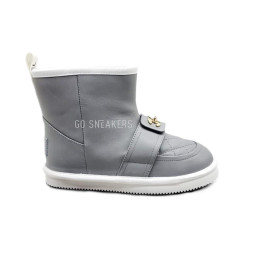 Chanel Winter Boots Grey