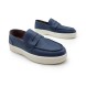 Loro Piana Moccasins Leather Navy