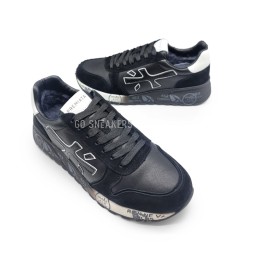 Premiata Leather Suede Man Winter Black