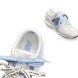 Женские кроссовки New Balance 327 White/Blue
