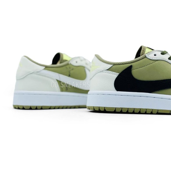 Мужские кроссовки Nike Air Jordan 1 Retro Low Golf Travis Scott Neutral Olive Man