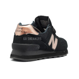 New Balance Женские 574 Gold-Rose Black