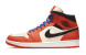 Унисекс кроссовки Nike Air Jordan 1 Mid Team Orange Black