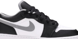 Женские кроссовки Nike Air Jordan 1 Low GS &#039;Black Medium Grey&#039;