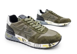 Premiata 483 Suede/Leather Khaki 