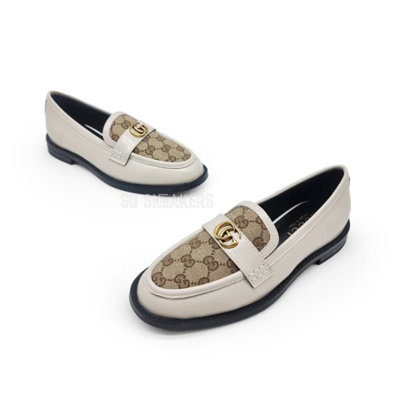 Женские слиперы Gucci Sleepers Leather White Logo
