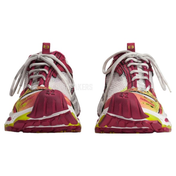 Мужские кроссовки Balenciaga Stapler Sneaker White Pink Yellow