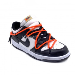 Off-White x Nike Dunk Low Black&amp;amp;White